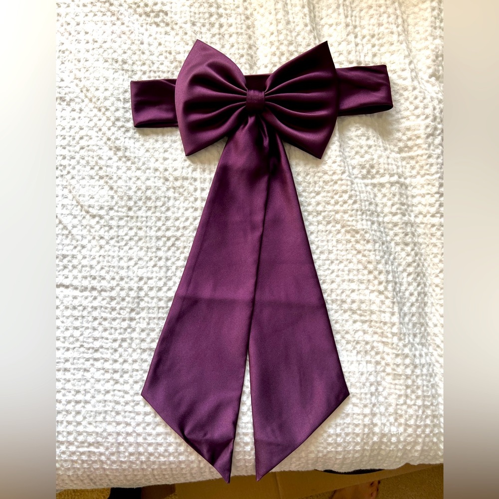 Satin Flower Girl Sash with Back Bow